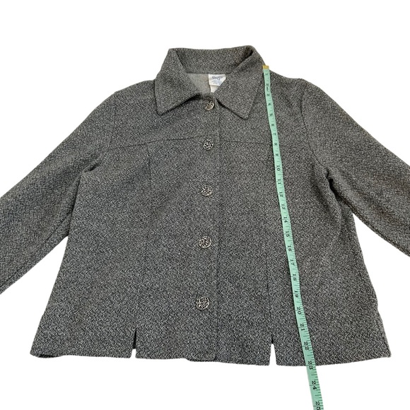 Weekenders Canada Vintage Gray & Black Blazer Jacket, Size Medium - Picture 6 of 10